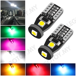 T10 3030 3SMD LED W5W LED Car DRL 194 168 ไฟจอดรถ ไฟอ่านหนังสือ โคมไฟภายใน ป้ายทะเบียน ไฟแคนบัส (พร้อมส่ง)