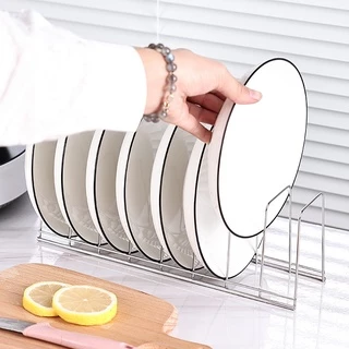Stainless Steel Dish Drying Rack / Kitchen Countertop Drainer Holder / Multifunctional Organizer Shelf For Plates, Cutting Boards, Bakeware, Pots & Pans