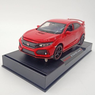 รถโมเดล รถสะสม CIVIC TYPE R MINIAUTO 3227A กระโปรงหน้าหลังและประตูเปิดได้ สเกล1:32