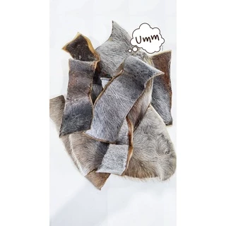 cow ears หูวัวอบแห้ง ขนมขัดฟันสุนัข แทนกระดูก ย่อยยได้ มีหลายไซส์ให้เลือก umm ขนมหมา
