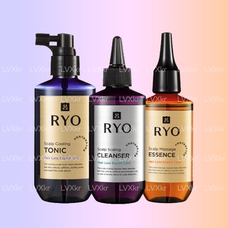 RYO Hair Loss Expert Care / Scaling Cleanser 145ml / Scalp Cooling Tonic 145ml / Scalp Massage Essence 80ml