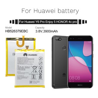 แบตเตอรี่ Huawei Enjoy 5 TIT-AL00 CL10 Honor 4C Pro/Y6 PRO HuaWei แบตเตอรี่ HB526379EBC สำหรับ 4000mAh