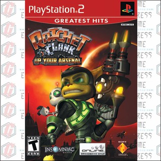 PS2: Ratchet &amp; Clank - Up Your Arsenal (U) [DVD] รหัส 1268