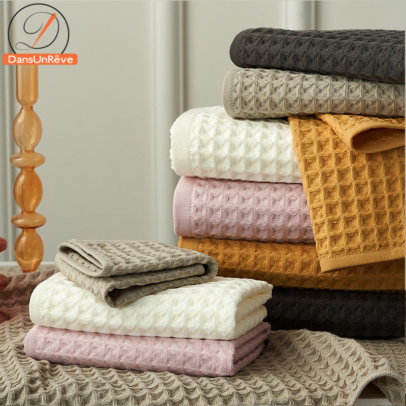 ผ้าเช็ดตัว 100% cotton Towel ผ้าขนหนู ผ้าเช็ดมือ คอตตอน ขนนุ่ม ผ้าขนหนูอาบน้ำ bath towel