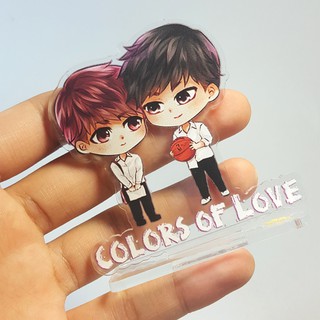 [Pre Order] สแตนดี้อะคริลิก COLORS OF LOVE (สีม่วง) แบบไปรษณีย์