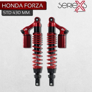 Profender โช้คอัพคู่หลังรุ่น X-Series สำหรับ Honda FORZA 300/350 สแตนดาร์ด 430 mm.และโหลด 400 mm.