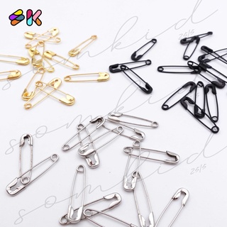 somkid เข็มกลัดซ้อนปลายขนาดเล็ก มี3สี เงิน,ดำ,ทอง ไม่กินผ้า …