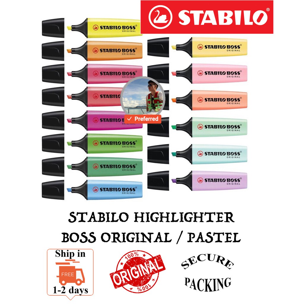 STABILO Boss Highlighter / STABILO Boss Pastel Highlighter