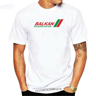 เสื้อยืด พิมพ์ลาย Balkan Airlines Bulgaria สไตล์เรโทร สําหรับผู้ชาย 2020S-5XL