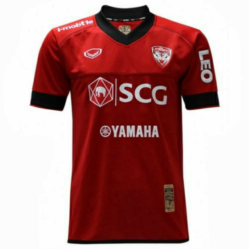 เสื้อแข่งเมืองทองยูไนเต็ด 2013 ชุดเหย้า สีแดง ของแท้จากสโมสร muangthong united