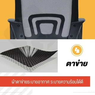 เก้าอี้สำนักงาน Office Chair นั่งทำงาน โฮมออฟฟิต สามารถปรับระดับความสูงได้ (Black) เก้าอี้ BG