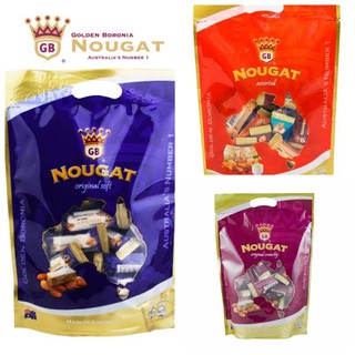 Golden Boronia Nougat: Australias No. 1 ตังเมสอดไส้ Almond ขนาด 250 กรัม สินค้าขายดีในออสเตรเลีย มีฮาลาล exp.15/10/23