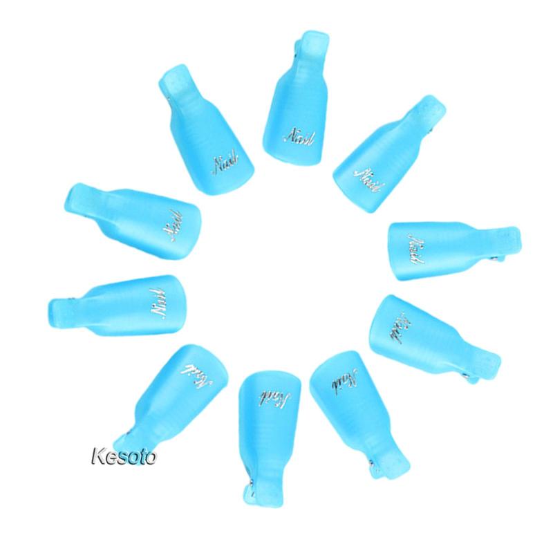 Nails Art Gel Caps Soak Off Clip Wearable Fingers Gel Remover Wraps