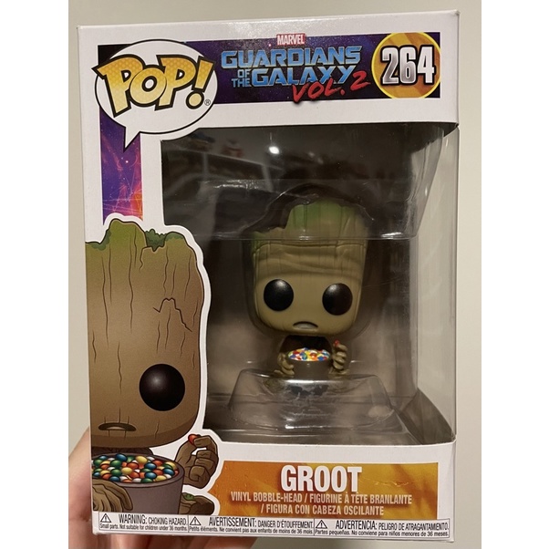 Funko pop Groot wity candy bowl