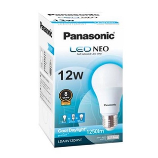 ถูกที่สุด✅  พานาโซนิค หลอดไฟ LED แสงสีขาว ขนาด 12 วัตต์ Panasonic LED Light Bulb 12W White Color