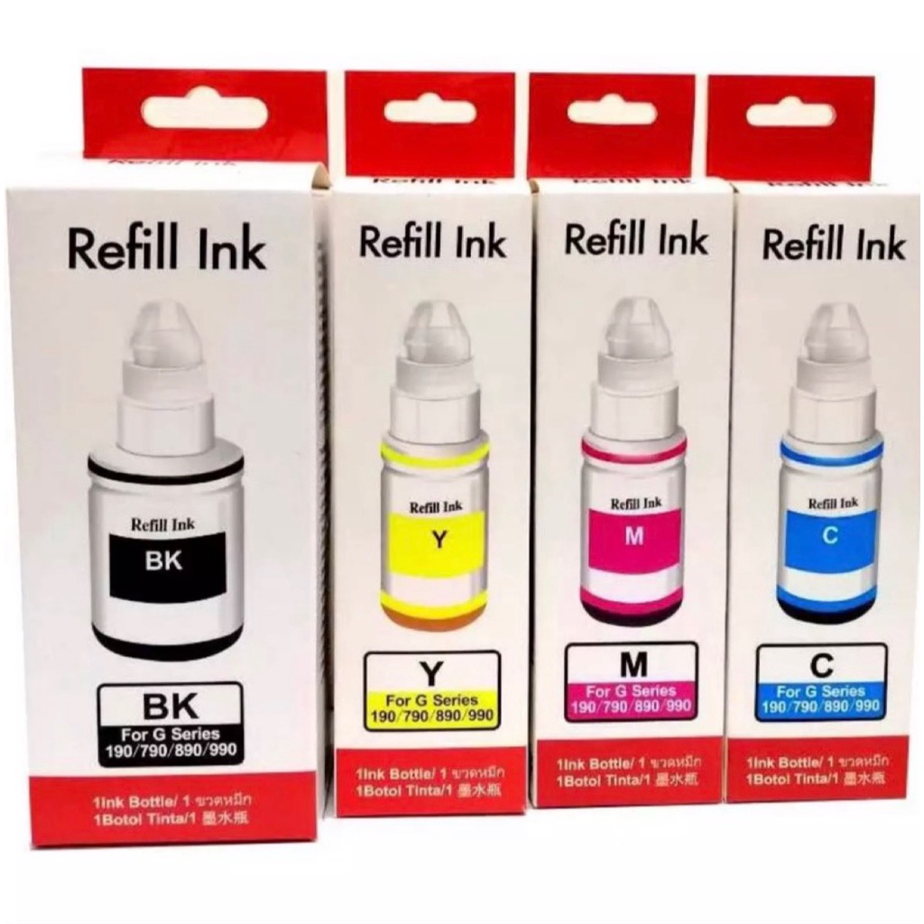 หมึกเติม Canon GI-790 หมึกเติม น้ำหมึกเติม Tank หมึก G2010 G1000 G2000 G2002 G3000 G4000 G1010 G3010
