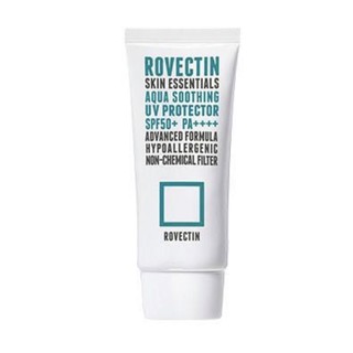 แท้100%🇰🇷Rovectin Skin Essentials Aqua Soothing UV Protector SPF50+ PA++++ 50ml