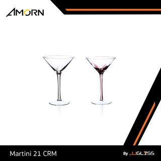 JJGLASS - ( AMORN )  Martini 21 CRM   - แก้วขา แก้วแฮนด์เมท