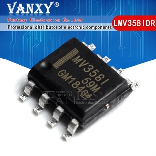 ชุดชิ้นส่วนอิเล็กทรอนิกส์ LMV358IDR SOP8 LMV358 SOP LM358IDR LMV358I SMD MV358I SOP-8 10 ชิ้น