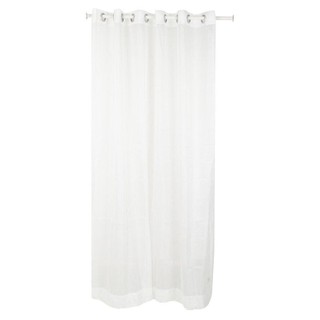 ผ้าม่านโปร่ง EYELET CHILD FREEDOM STYLE WHIFF 200X220 ซม. สีขาว ผ้าม่านประตู CURTAIN ผ้าม่านและมู่ลี่