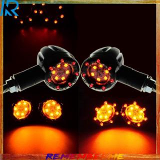 หลอดไฟเลี้ยว 12 v 13 led amber l &amp; 6 สําหรับรถจักรยานยนต์ 2 ชิ้น