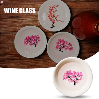 LC Magic Sakura Cherry/Plum/Peach Blossom Sake Cup Color Changing with Ice/Hot Water Ceramic Cup for Restaurant Household