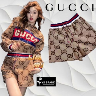 กางเกงขาสั้นGucci ผ้าทอลายGucci