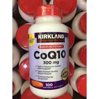 Kirkland Signature CoQ10 300 mg 100 Softgels บำรุงหัวใจ ...