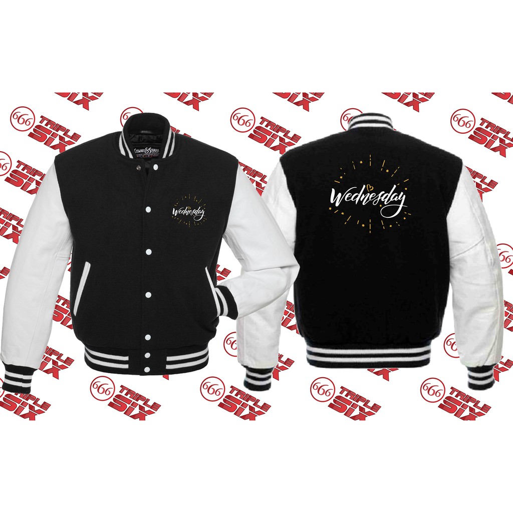 เสื้อแจ็คเก็ตเบสบอล Wednesday Logo Varsity
