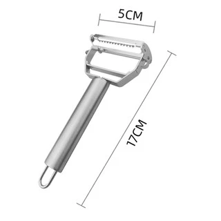 มีดปอกเปลือกสแตนเลสกันสนิมทนทาน / Professional Stainless Steel Peeler for Kitchen Vegetables Fruits (Durable & Rust Resistant)