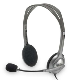 LOGITECH Stereo Headset H110 AP (สายแจ๊คไมค์และหูฟังแยกกัน) (981-000459)