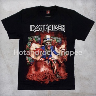 เสื้อวงสีดำ Iron Maiden TDM 1738 Hotandrock