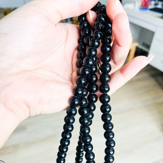 ประคำ 8 มิล มี 108 เม็ด นิลดำ ลูกประคำสร้อยคอ เสริมสร้างสมาธิ ช่วยเจริญภาวนา สวดมนต์ นั่งสมาธิ ลูกแก้ว สร้อยคอ ZX