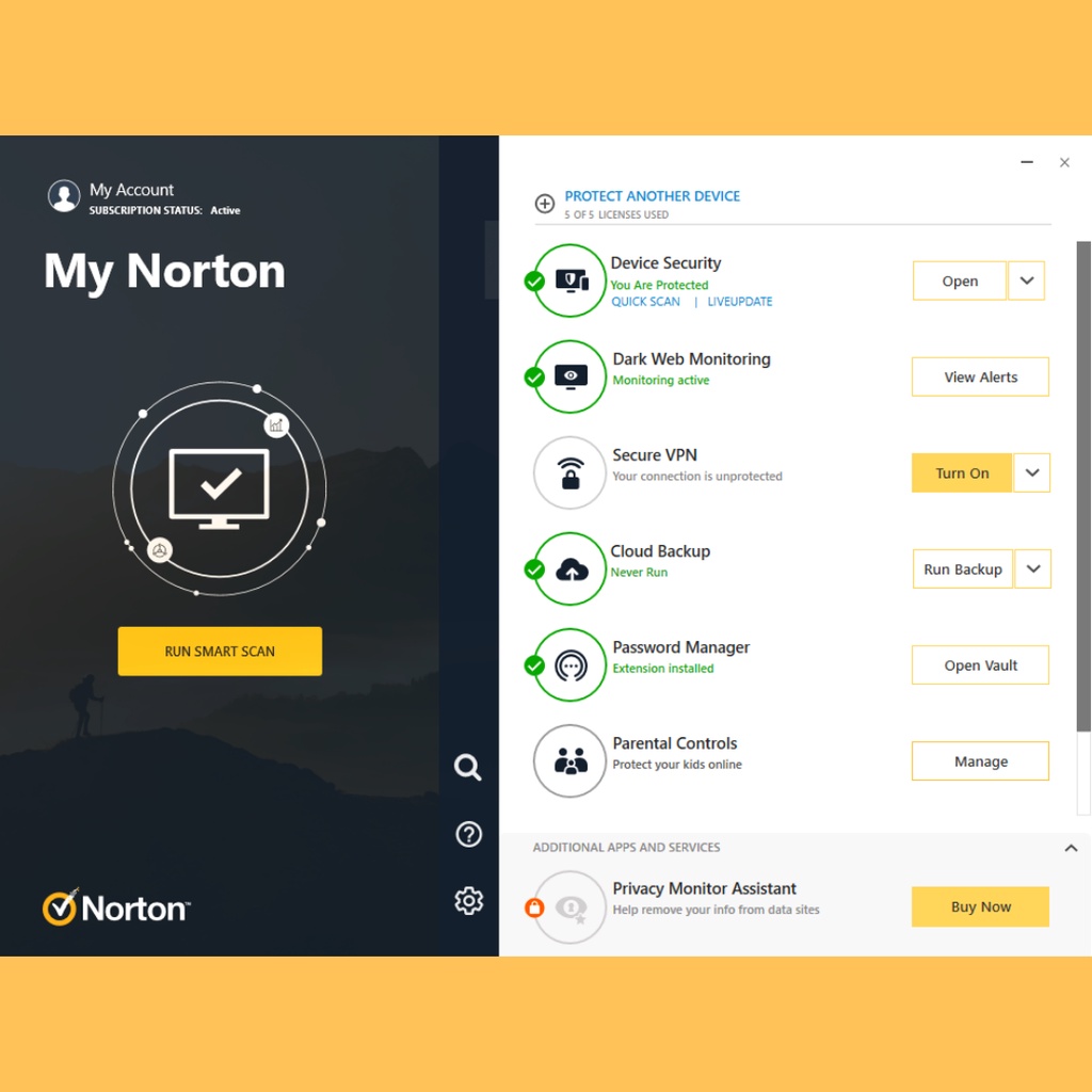 【แท้จริง】Norton 360 Deluxe Subscription | Norton Antivirus Original | Norton 360 แอนติไวรัส สมัครสมาชิก #2