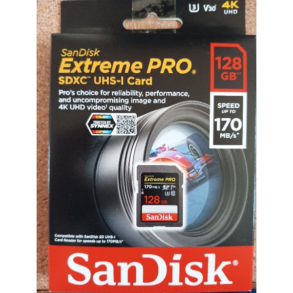 SanDisk 128GB Extreme PRO SDXC R170/W90