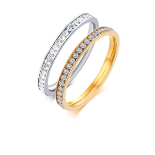 Vnox Wedding Band Engagement Ring Cubic Zirconia