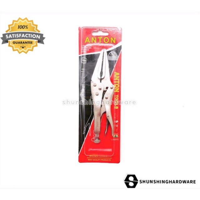 คีมล็อก คีมล็อค ปากแหลม 6.5นิ้ว ANTON