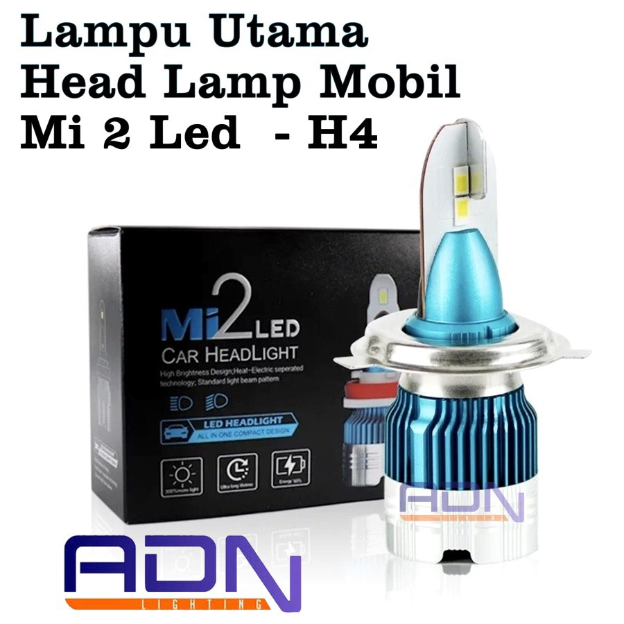 MINI LED HEADLAMP MAIN LIGHT SOCKET H4 Mi2 LED รถรถจักรยานยนต์ | เร็วไบร์ท