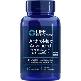 บำรุงกระดูก ข้อต่อ ฟื้นฟูกระดูกเสื่อม เข่าเสื่อม : Life Extension Arthromax Advanced with NT2 Collagen &amp; ApresFlex