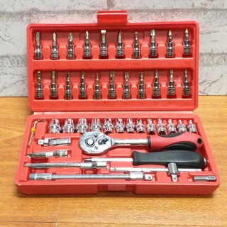 ชุดบล็อก 2 หุน 46 ชิ้น Euro King Tools