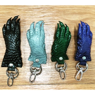 พวงกุญแจ เท้าหลังจระเข้ ไซส์ใหญ่ Crocodile Keychain กรงเล็บมังกร เสริมดวง