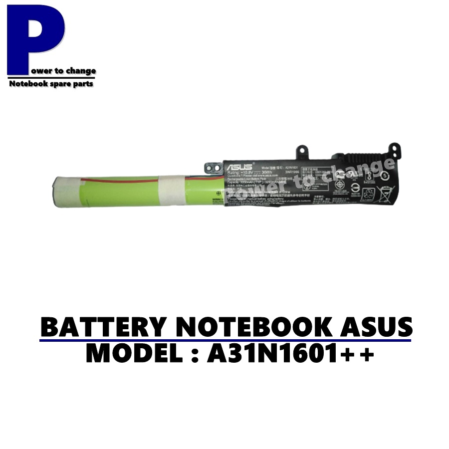 BATTERY NOTEBOOK ASUS A31N1601++ ของแท้ K541U X541S X541U R541U F541UA / แบตเตอรี่โน๊ตบุ๊คเอซุส แท้ 