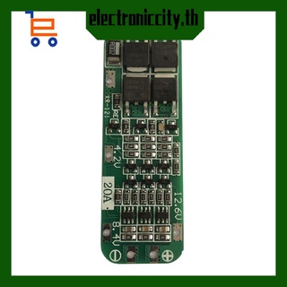 แบตเตอรี่ลิเธียม 3S 20A Li-ion 18650 PCB BMS แบบมืออาชีพ