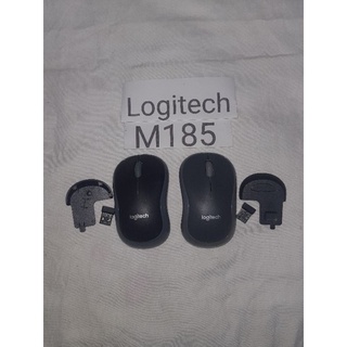 เมาส์ไร้สายออฟติคัล  Logitech M185 (มือสอง สภาพเหมือนใหม่)