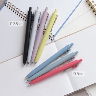 (สีใหม่ สี Limited) ปากกาเจล Uni ball One F รุ่นใหม่ รุ่น Premium สีสวย ขนาด 0.38 และ 0.5 MM ปากกาหมึกสีดำ