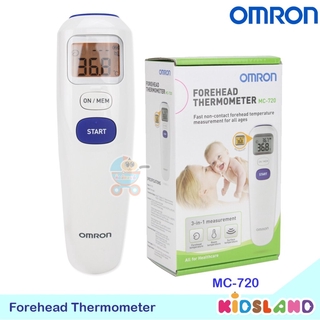 Omron เครื่องวัดอุณหภูมิทางหน้าผาก 3in1 รุ่น MC-720 (รับประกัน1ปี)