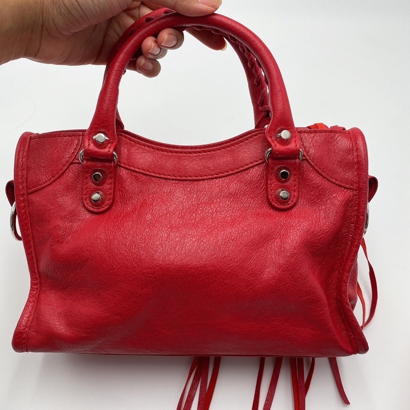 balenciaga mini city logo strap