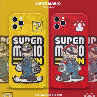 【Mario】เคสโทรศัพท์มือถือ แบบนิ่ม สําหรับ compatible for iPhone 13 pro max 12 pro 12 pro max 11 pro max 14 pro max