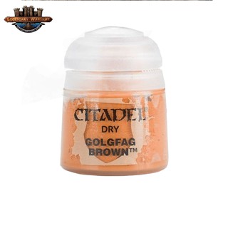 [P360พร้อมส่ง] Citadel : DRY : GOLGFAG BROWN (12ML)  สีอะคริลิคสำหรับทาโมเดล