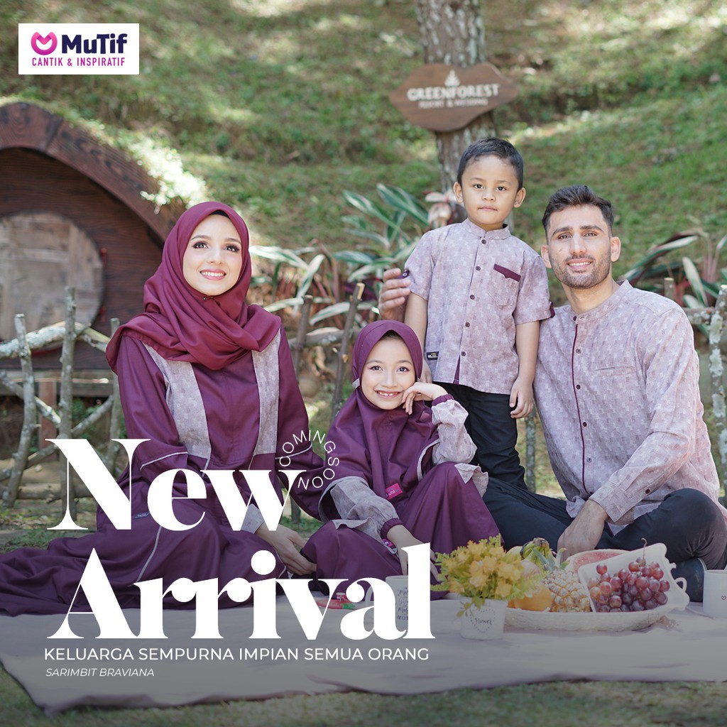 Sarimbit Family ใหม่ล่าสุด braviana braviano azriel aurel mauve ของแท้ 2021